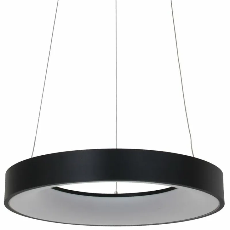 Lampes Industrielles-Luminaires Steinhauer Suspension Steinhauer Ringlede Noir, Blanc, 1 lumière