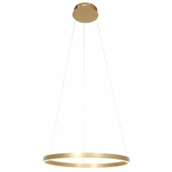 Lampes Dorées-Luminaires Steinhauer Suspension Steinhauer Ringlux LED Or, 2 lumières