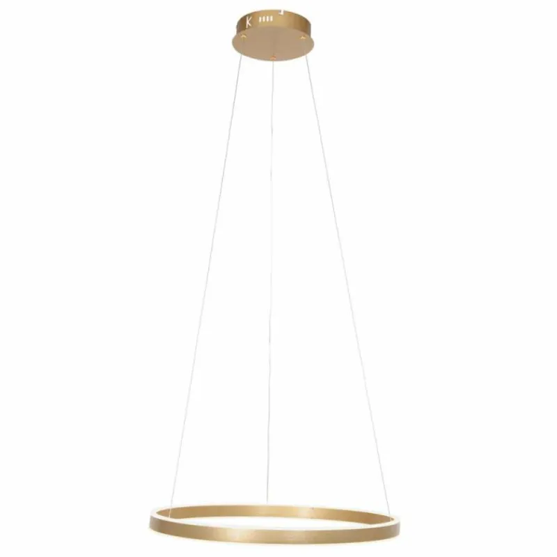 Lampes Dorées-Luminaires Steinhauer Suspension Steinhauer Ringlux LED Or, 2 lumières
