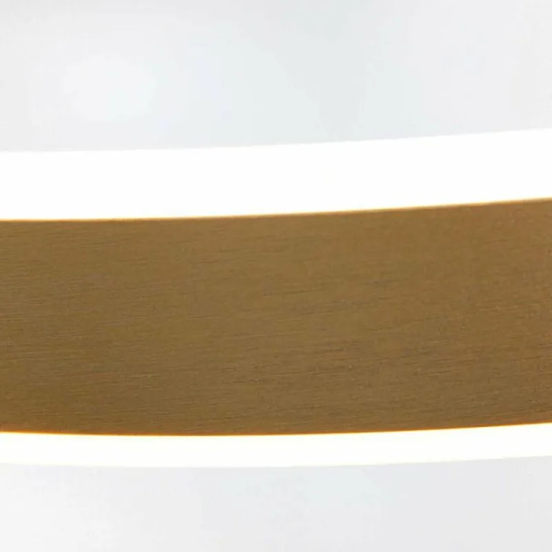 Lampes Dorées-Luminaires Steinhauer Suspension Steinhauer Ringlux LED Or, 2 lumières