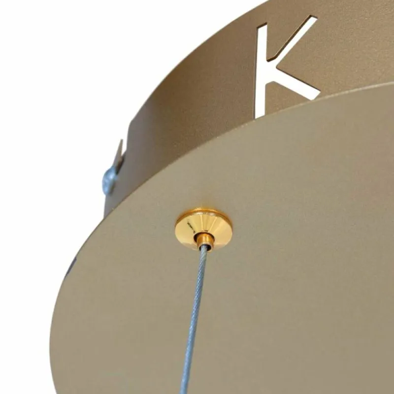 Lampes Dorées-Luminaires Steinhauer Suspension Steinhauer Ringlux LED Or, 2 lumières