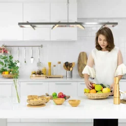 Luminaires Steinhauer Suspension Steinhauer Soleil LED Acier brossé, 4 lumières* Éclairage Led