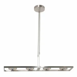 Luminaires Steinhauer Suspension Steinhauer Soleil LED Acier brossé, 4 lumières* Éclairage Led