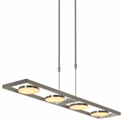 Luminaires Steinhauer Suspension Steinhauer Soleil LED Acier brossé, 4 lumières* Éclairage Led
