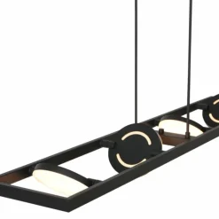 Luminaires Steinhauer Suspension Steinhauer Soleil LED Noir, 4 lumières* Éclairage Led