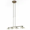 Luminaires Steinhauer Suspension Steinhauer Souvereign LED Bronze, 4 lumières