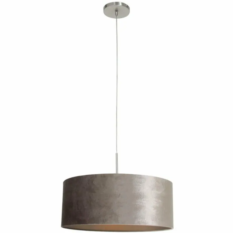 Lampes En Tissu-Luminaires Steinhauer Suspension Steinhauer Sparkled Light Acier brossé, 1 lumière