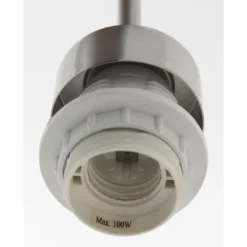 Lampes En Tissu-Luminaires Steinhauer Suspension Steinhauer Sparkled Light Acier brossé, 1 lumière