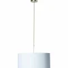 Lampes En Tissu-Luminaires Steinhauer Suspension Steinhauer STRESA Acier inoxydable, 1 lumière