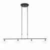 Luminaires Steinhauer Suspension Steinhauer Tallerken LED Nickel mat, 4 lumières