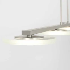 Luminaires Steinhauer Suspension Steinhauer Turound LED Argenté, 4 lumières* Éclairage Led
