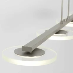 Luminaires Steinhauer Suspension Steinhauer Turound LED Argenté, 4 lumières* Éclairage Led