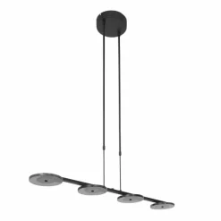 Luminaires Steinhauer Suspension Steinhauer Turound LED Noir, 4 lumières* Éclairage Led