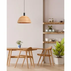 Luminaires Steinhauer Suspension Steinhauer Veneer Noir, 1 lumière* Suspensions