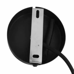 Luminaires Steinhauer Suspension Steinhauer Verre Nervuré Noir, 1 lumière