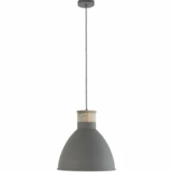 Luminaires Rustiques-Luminaires Steinhauer Suspension Steinhauer Vivette Gris, Bois clair, 1 lumière