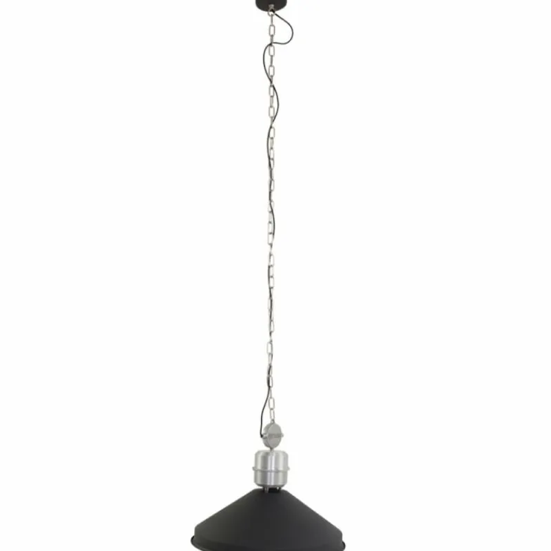 Lampes Industrielles-Luminaires Steinhauer Suspension Steinhauer Zappa Noir, 1 lumière