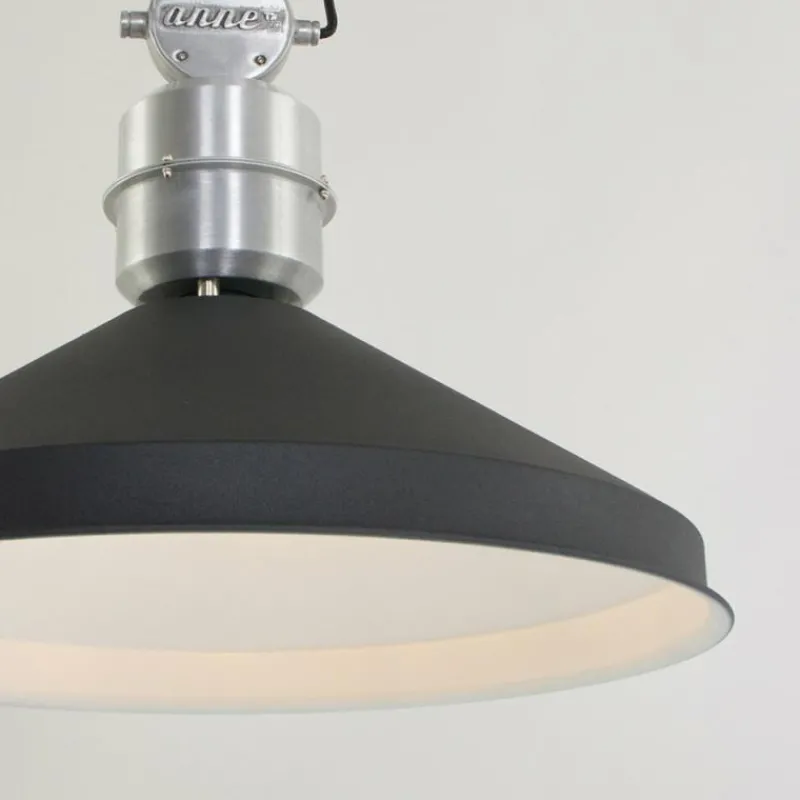 Lampes Industrielles-Luminaires Steinhauer Suspension Steinhauer Zappa Noir, 1 lumière