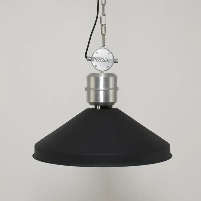 Lampes Industrielles-Luminaires Steinhauer Suspension Steinhauer Zappa Noir, 1 lumière