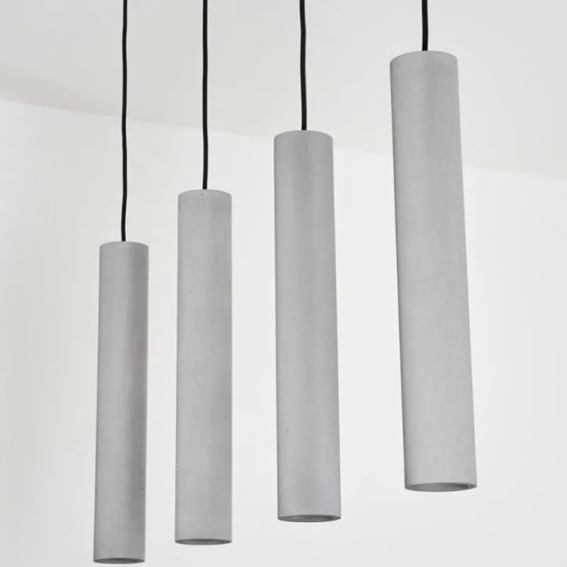 Lampes Industrielles-hofstein Suspension Stettler Noir, 4 lumières