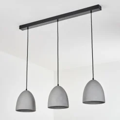Luminaires Scandinaves-hofstein Suspension Stettler Noir, 3 lumières