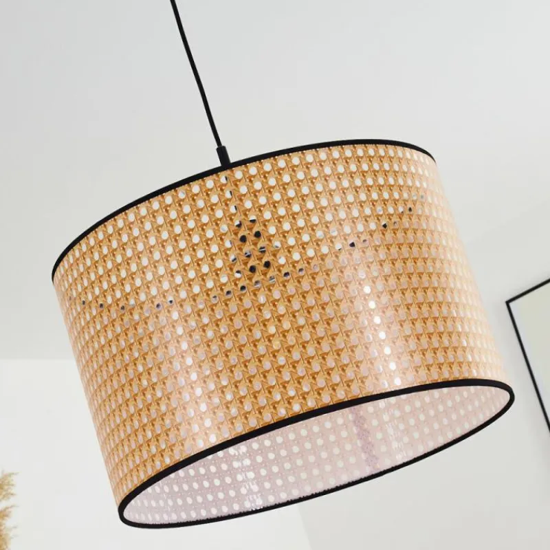 Style Boho-Chic-hofstein Suspension Stront Noir, 1 lumière