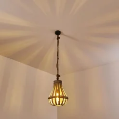 Lampes Vintages & Rétros-hofstein Suspension Sudernleben Brun, Gris, 150 lumières