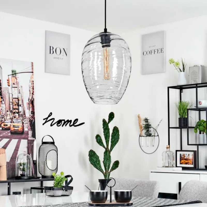 hofstein Suspension Sukeva Noir, 1 lumière