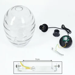 hofstein Suspension Sukeva Noir, 1 lumière