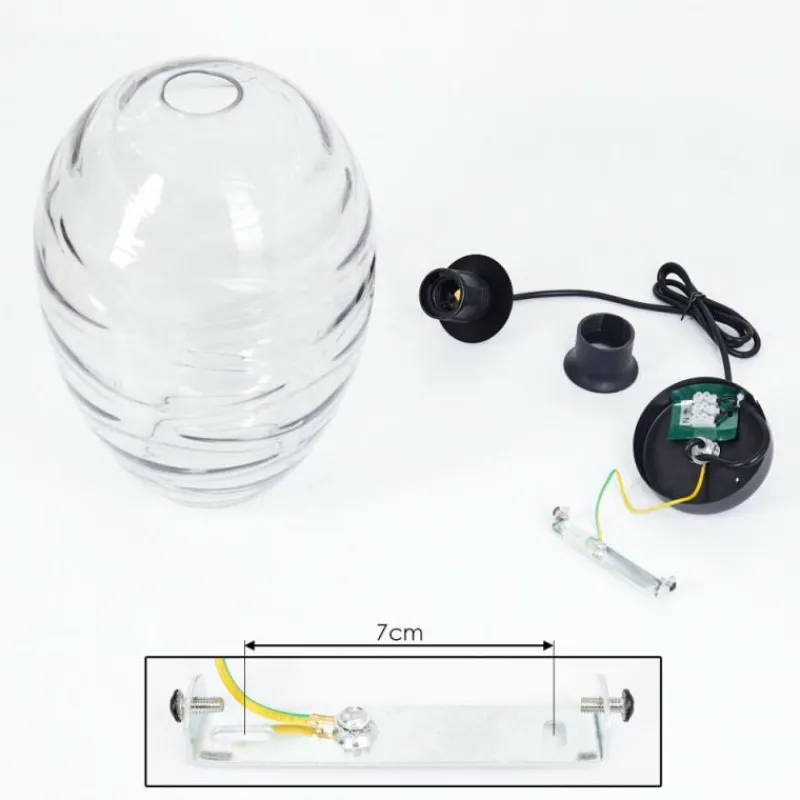 hofstein Suspension Sukeva Noir, 1 lumière