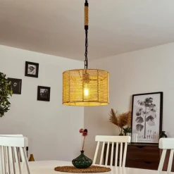 Lampes Vintages & Rétros-hofstein Suspension Sulzano Brun, Noir, 1 lumière