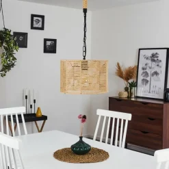 Lampes Vintages & Rétros-hofstein Suspension Sulzano Brun, Noir, 1 lumière