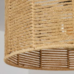 Style Boho-Chic-hofstein Suspension Sulzano Brun, Noir, 1 lumière