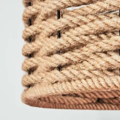 Style Boho-Chic-hofstein Suspension Sulzano Brun, Noir, 1 lumière