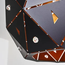 hofstein Suspension Sunasau Noir, 1 lumière