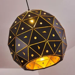 hofstein Suspension Sunasau Noir, 1 lumière