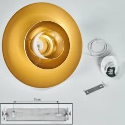 Lampes Dorées-hofstein Suspension Sundet Blanc, 1 lumière