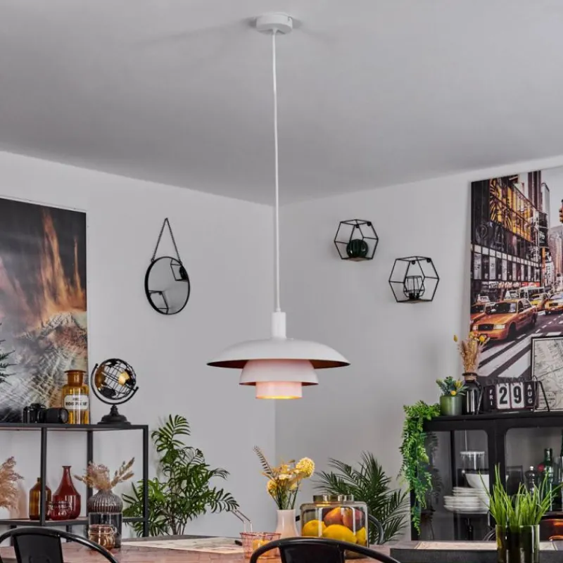 Luminaires Scandinaves-hofstein Suspension Sundet Blanc, 1 lumière