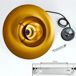 Lampes Dorées-hofstein Suspension Sundet Noir, 1 lumière