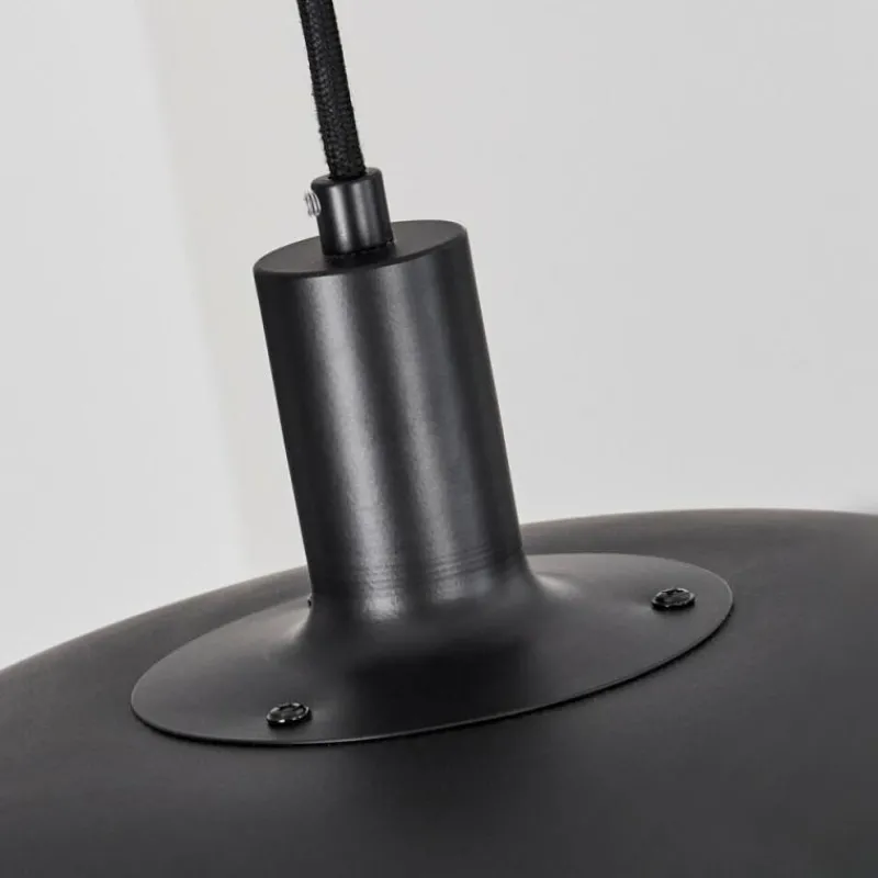 Lampes Dorées-hofstein Suspension Sundet Noir, 1 lumière