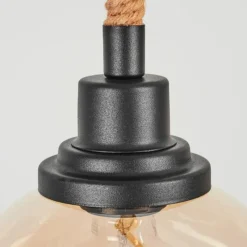 Lampes Vintages & Rétros-hofstein Suspension Sunnyvale Écru, Noir, 3 lumières