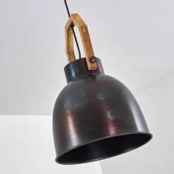 Luminaires Rustiques-hofstein Suspension Svanfolk Acier brossé, 1 lumière