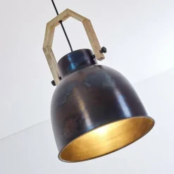 Luminaires Rustiques-hofstein Suspension Svanfolk Acier brossé, 1 lumière