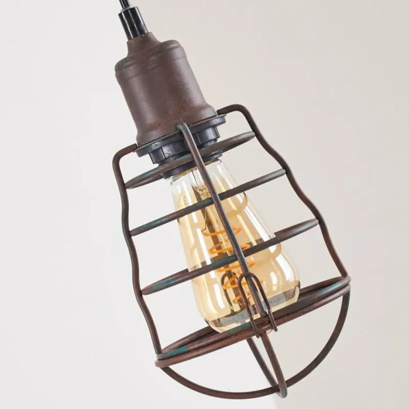 Lampes Industrielles-hofstein Suspension Taggia Brun, 1 lumière