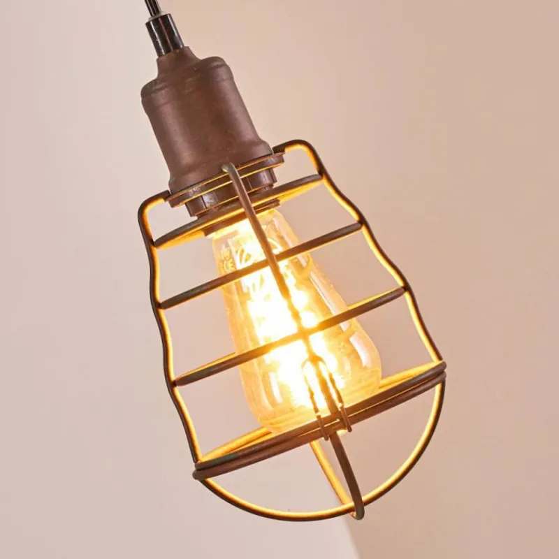Lampes Industrielles-hofstein Suspension Taggia Brun, 1 lumière