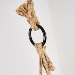 Luminaires Scandinaves-hofstein Suspension Taheramo Bois clair, Noir, 3 lumières