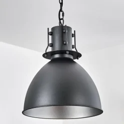 Lampes Industrielles-hofstein Suspension Tallaa Noir, 1 lumière