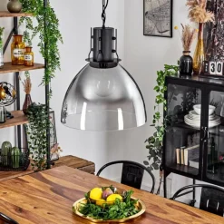 Suspension Verre Fumé-hofstein Suspension Tallaa Noir, 1 lumière