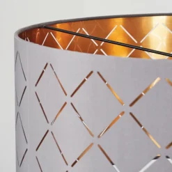 hofstein Suspension Tallaboa Gris, Cuivre, 1 lumière* Suspensions