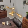 Lampes Vintages & Rétros-hofstein Suspension Talmage Laiton, 5 lumières